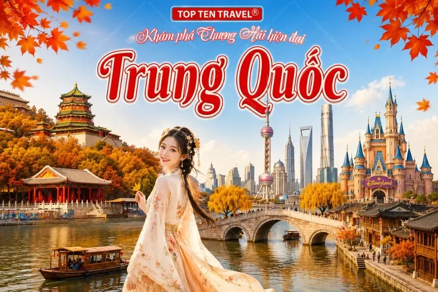 Tour Trung Quốc | Thượng Hải - Ô Trấn - Free day - Disneyland 6N5D