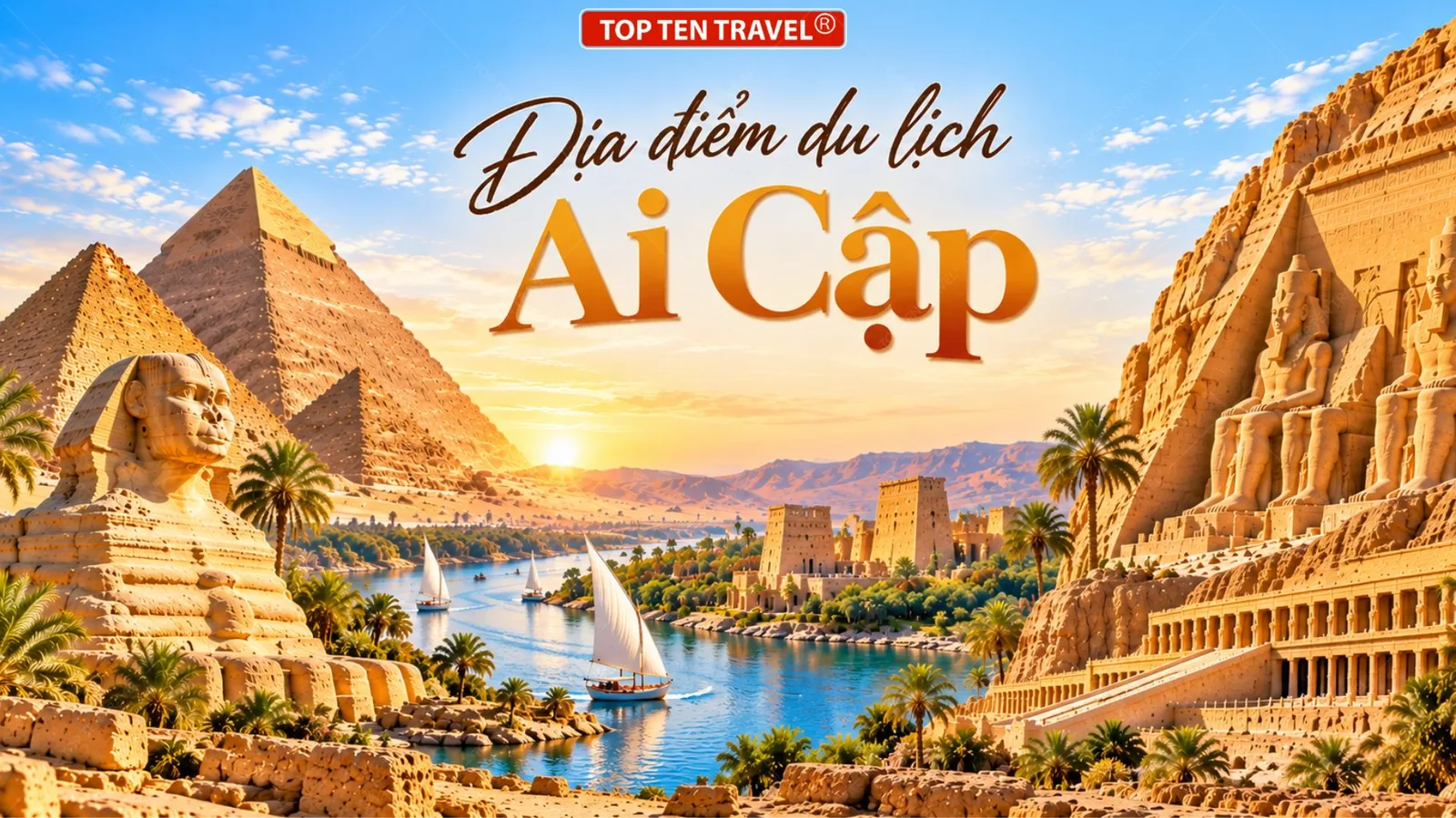 16+ địa điểm du lịch Ai Cập không thể bỏ lỡ
