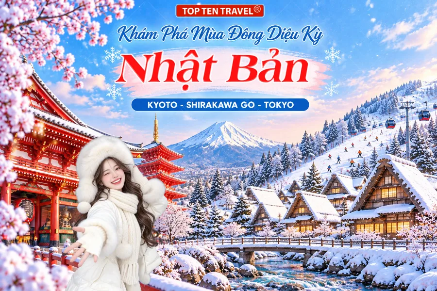 Tour Nhật Bản Khám Phá Làng Shirakawago 5N5D