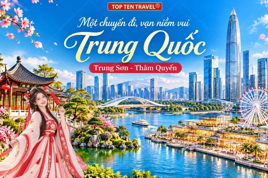 Tour Trung Quốc | Trung Sơn - Thẩm Quyến 4N4D